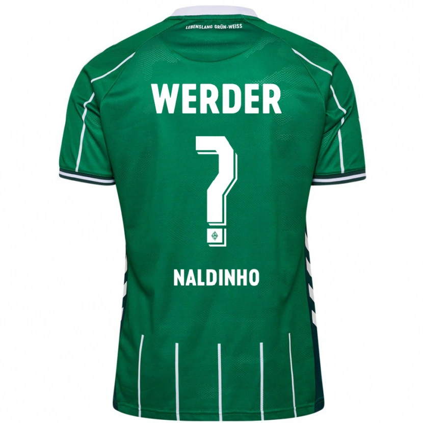 Danxen Niño Camiseta Naldinho #0 Verde Blanco 1ª Equipación 2025/26 La Camisa México