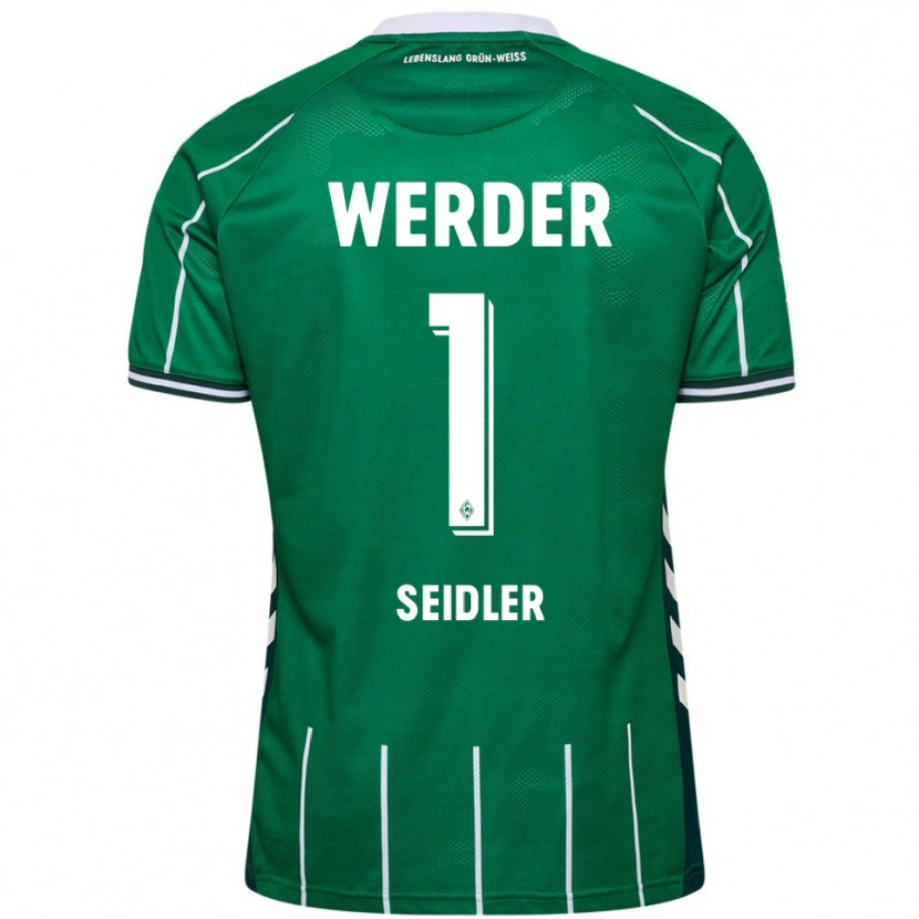Danxen Niño Camiseta Calvin Seidler #1 Verde Blanco 1ª Equipación 2025/26 La Camisa México