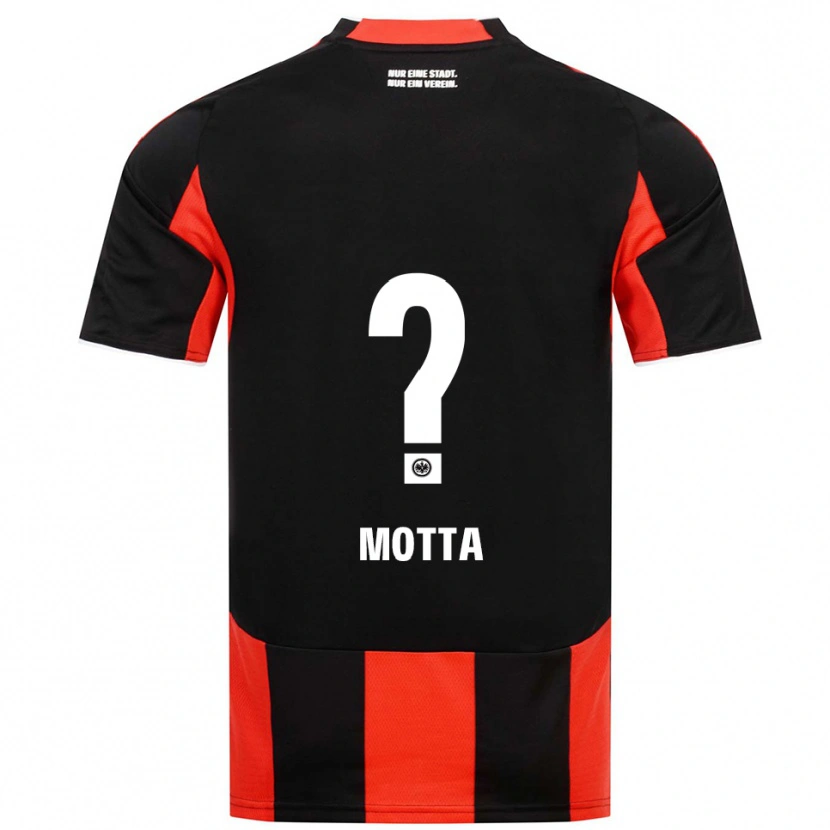 Danxen Niño Camiseta Noel Motta #0 Negro Rojo 1ª Equipación 2025/26 La Camisa México