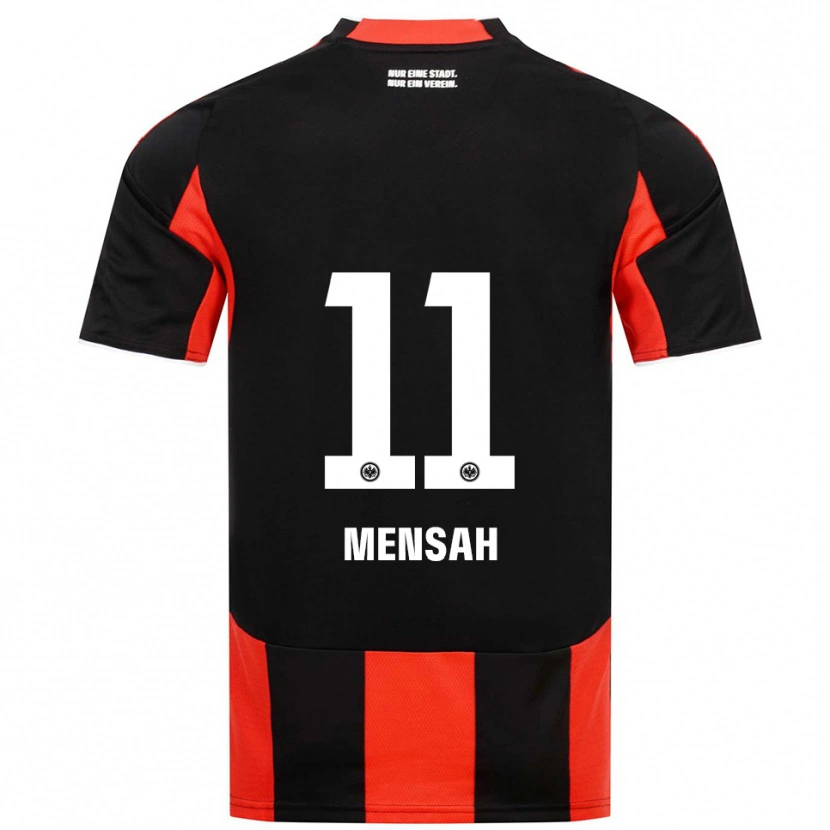 Danxen Niño Camiseta Keziah Oteng-Mensah #11 Negro Rojo 1ª Equipación 2025/26 La Camisa México