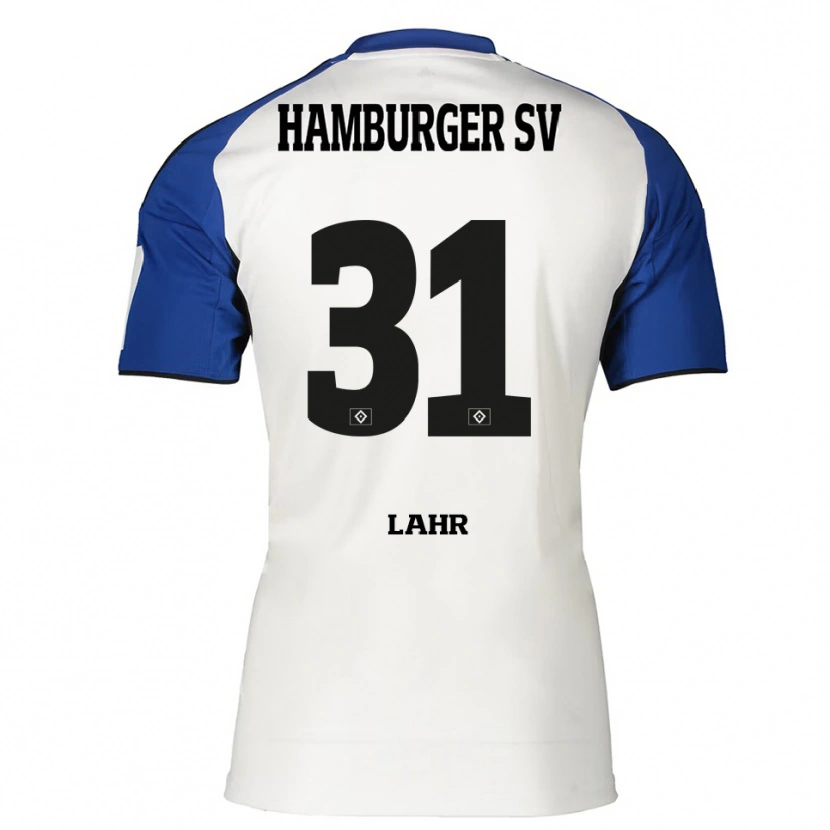 Danxen Niño Camiseta Jobina Lahr #31 Blanco Azul 1ª Equipación 2025/26 La Camisa México
