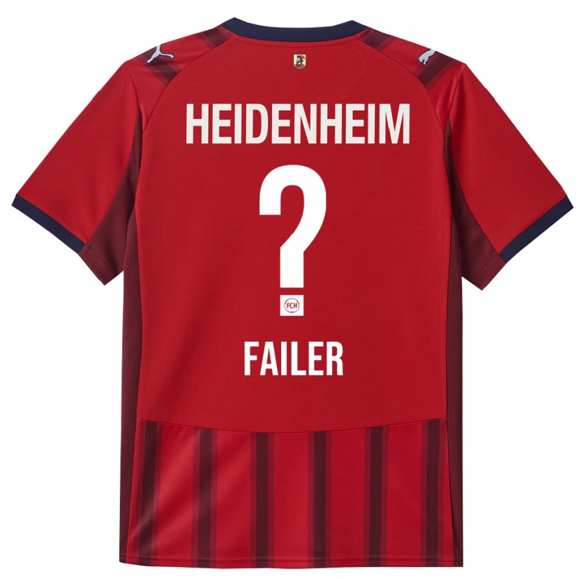 Danxen Niño Camiseta Jan Failer #0 Rojo Marino 1ª Equipación 2025/26 La Camisa México