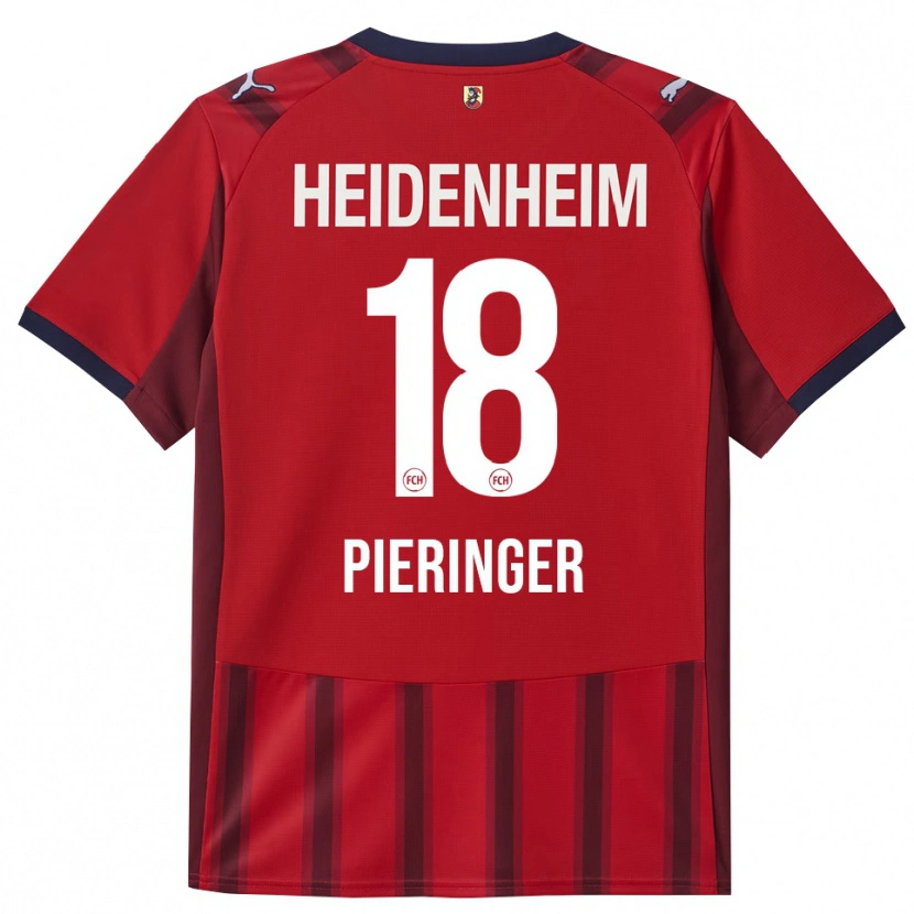 Danxen Niño Camiseta Marvin Pieringer #18 Rojo Marino 1ª Equipación 2025/26 La Camisa México