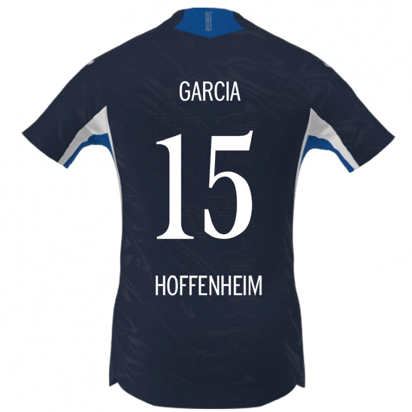 Danxen Niño Camiseta Marta Cazalla Garcia #15 Marino Blanco 1ª Equipación 2025/26 La Camisa México
