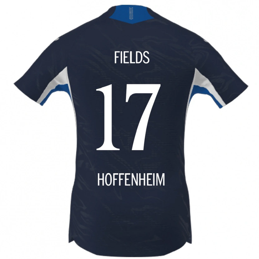 Danxen Niño Camiseta Jykese Fields #17 Marino Blanco 1ª Equipación 2025/26 La Camisa México