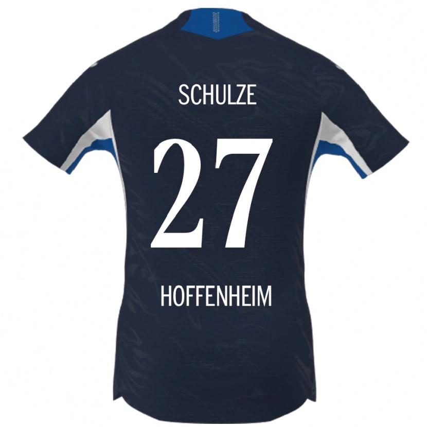 Danxen Niño Camiseta Louis Schulze #27 Marino Blanco 1ª Equipación 2025/26 La Camisa México