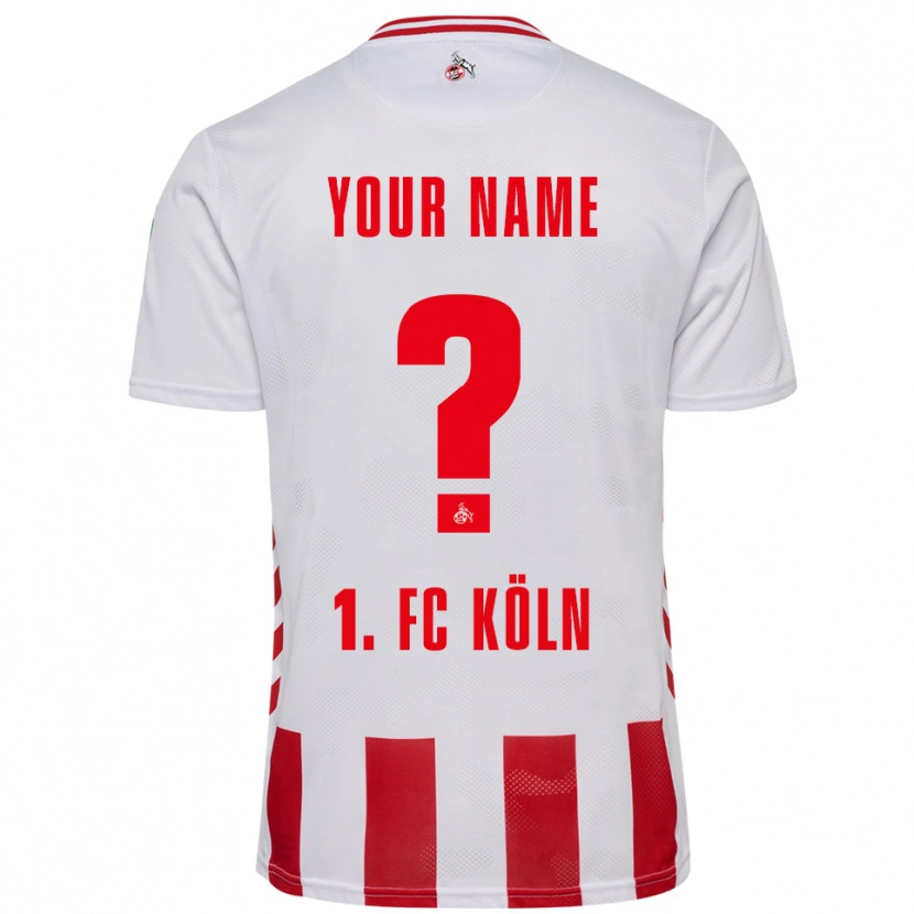 Danxen Niño Camiseta Su Nombre #0 Blanco Rojo 1ª Equipación 2025/26 La Camisa México