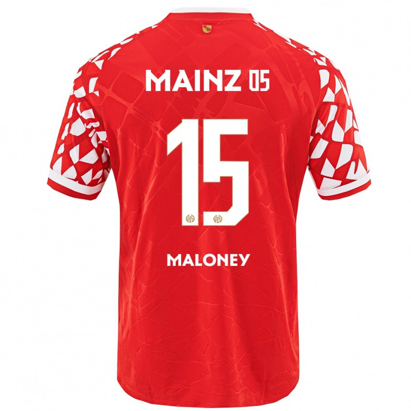 Danxen Niño Camiseta Lennard Maloney #15 Rojo Blanco 1ª Equipación 2025/26 La Camisa México