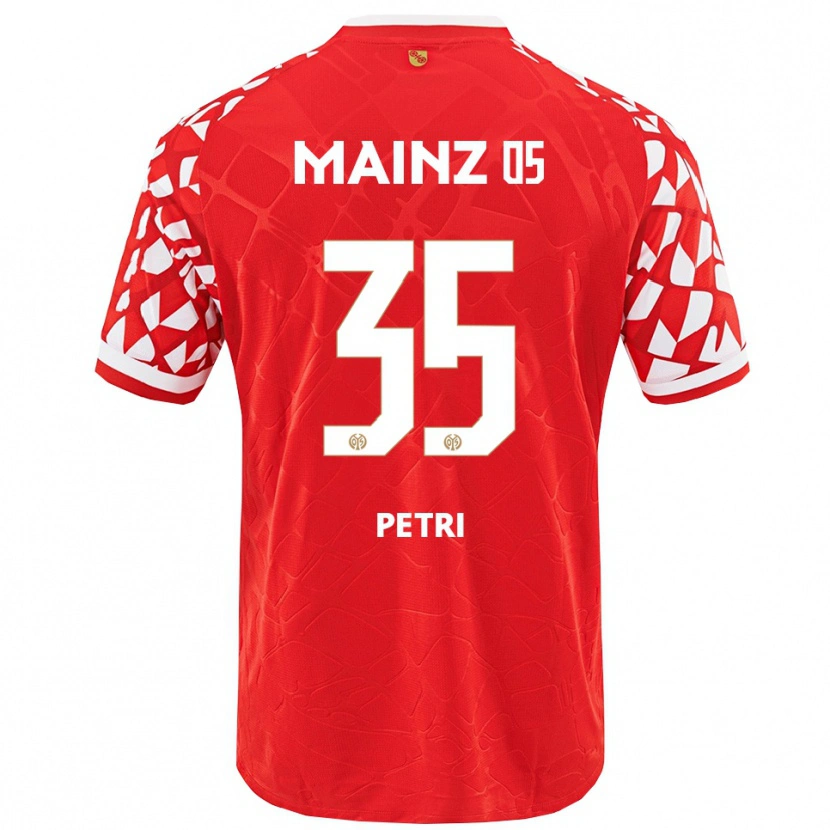 Danxen Niño Camiseta Jolina Petri #35 Rojo Blanco 1ª Equipación 2025/26 La Camisa México
