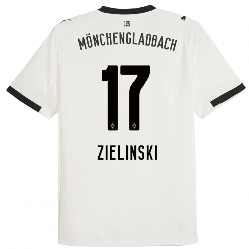 Danxen Niño Camiseta Yvonne Zielinski #17 Blanco Negro 1ª Equipación 2025/26 La Camisa México