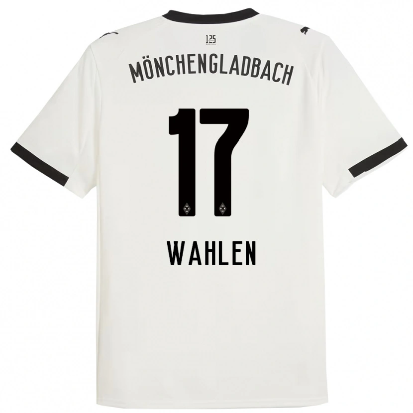 Danxen Niño Camiseta Vanessa Wahlen #17 Blanco Negro 1ª Equipación 2025/26 La Camisa México
