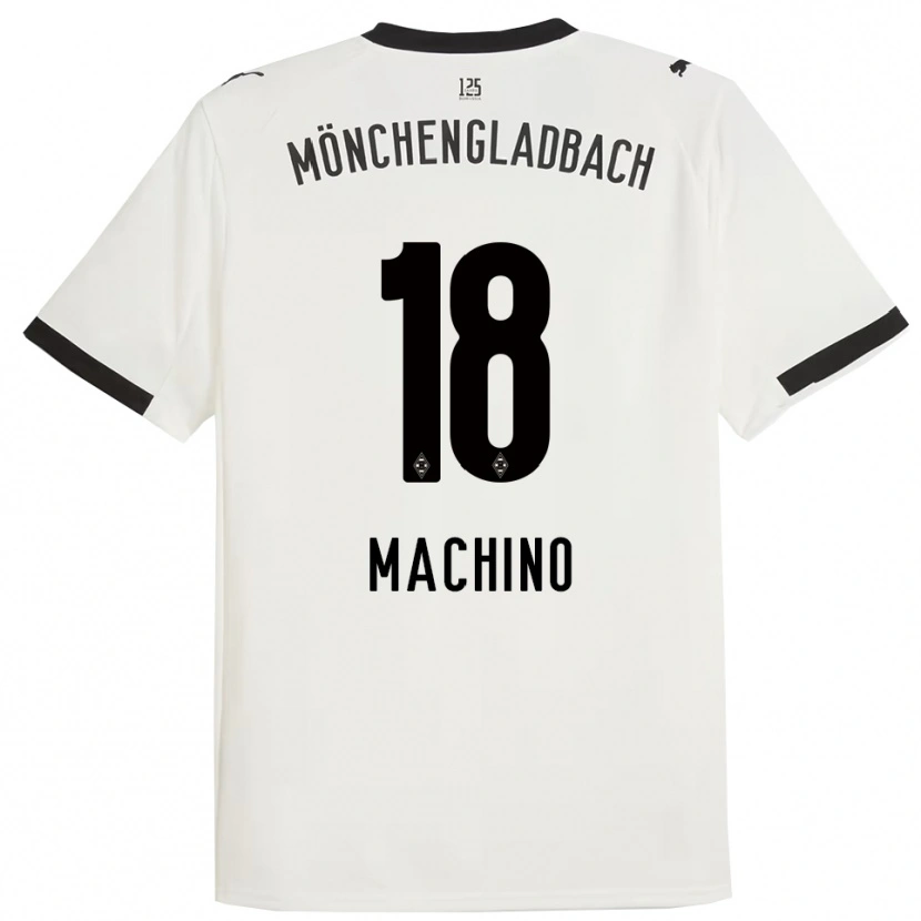 Danxen Niño Camiseta Shuto Machino #18 Blanco Negro 1ª Equipación 2025/26 La Camisa México
