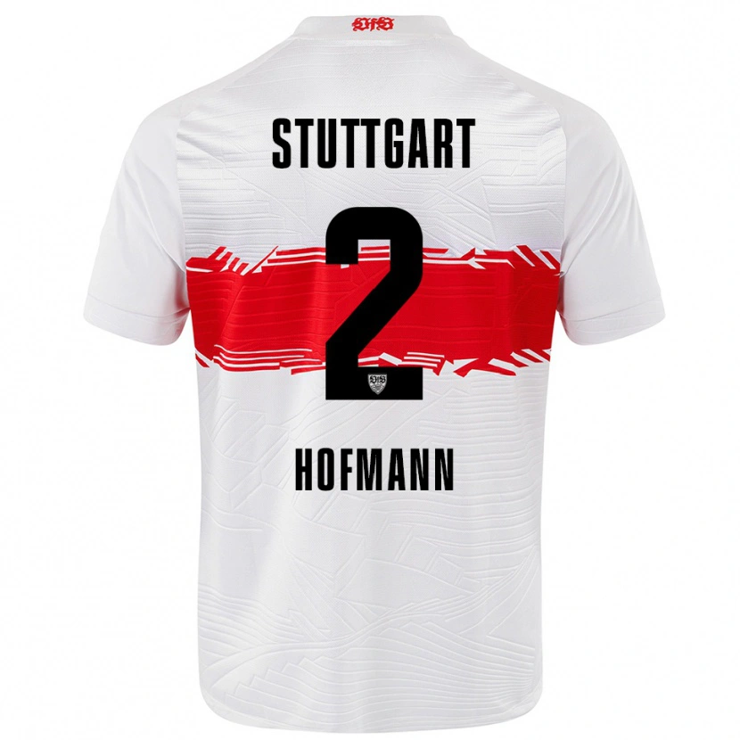 Danxen Niño Camiseta Linette Hofmann #2 Blanco Rojo 1ª Equipación 2025/26 La Camisa México
