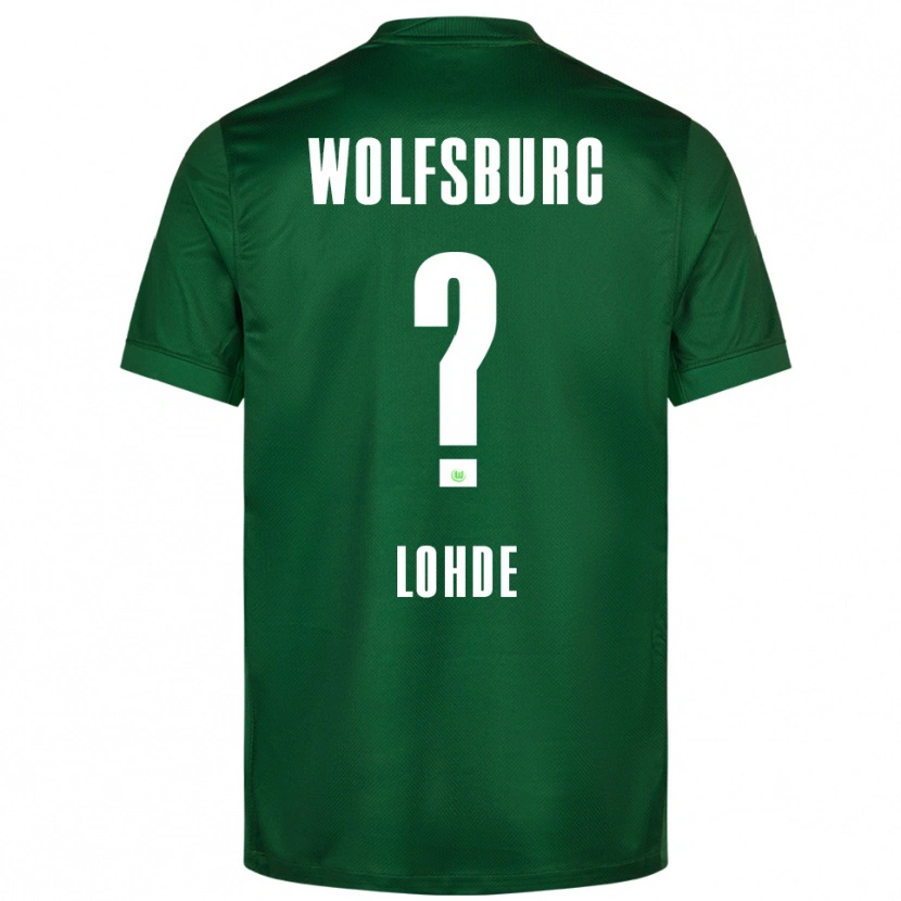 Danxen Niño Camiseta Sven Lohde #0 Verde Blanco 1ª Equipación 2025/26 La Camisa México