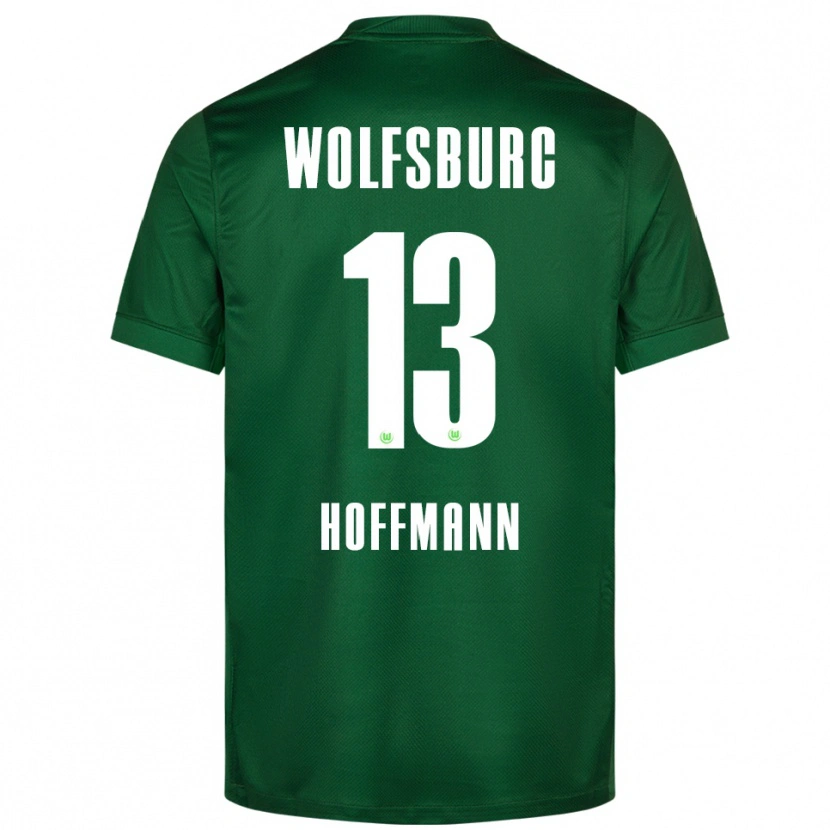 Danxen Niño Camiseta Nils Hoffmann #13 Verde Blanco 1ª Equipación 2025/26 La Camisa México