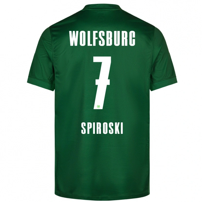 Danxen Niño Camiseta Luka Spiroski #7 Verde Blanco 1ª Equipación 2025/26 La Camisa México