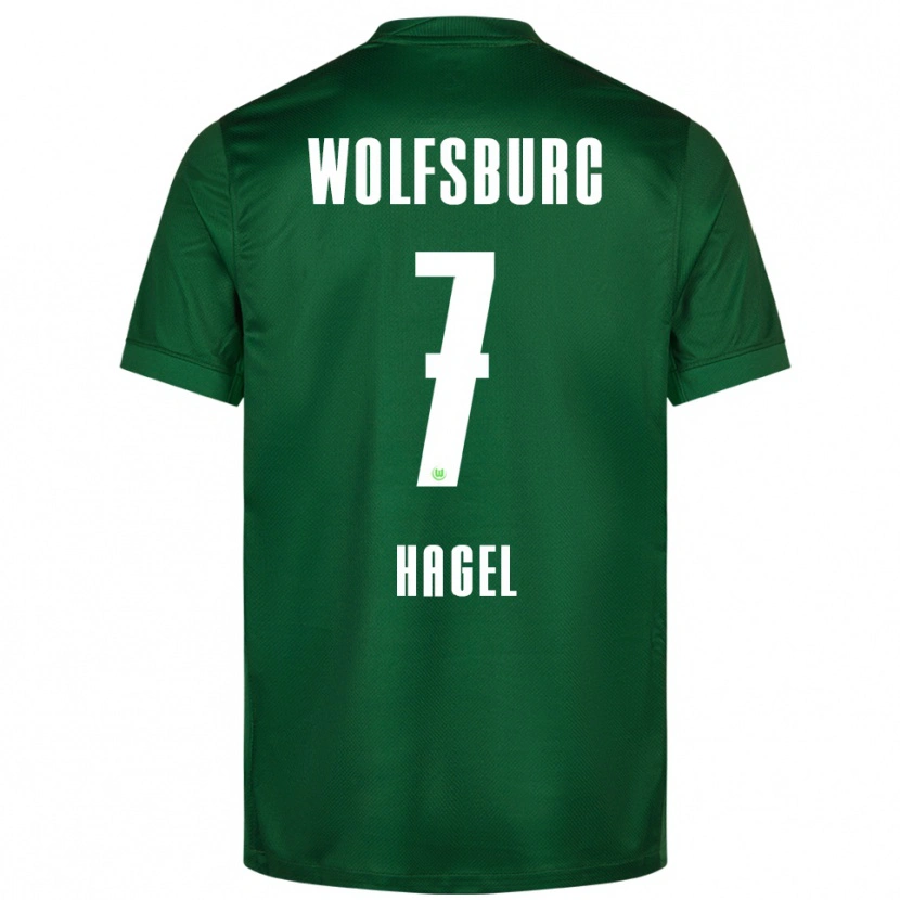 Danxen Niño Camiseta Chantal Hagel #7 Verde Blanco 1ª Equipación 2025/26 La Camisa México