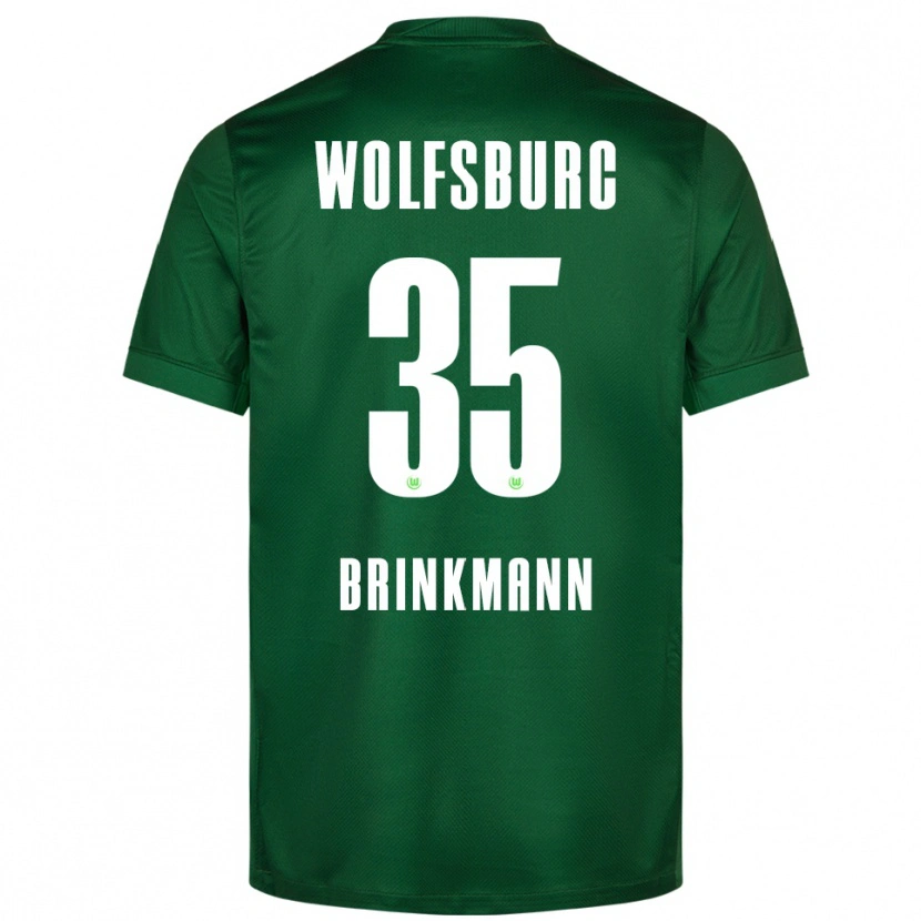 Danxen Niño Camiseta Karla Brinkmann #35 Verde Blanco 1ª Equipación 2025/26 La Camisa México