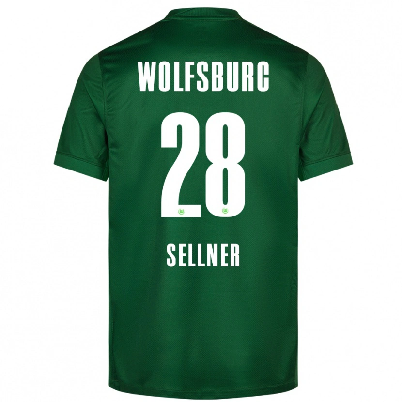 Danxen Niño Camiseta Tabea Sellner #28 Verde Blanco 1ª Equipación 2025/26 La Camisa México