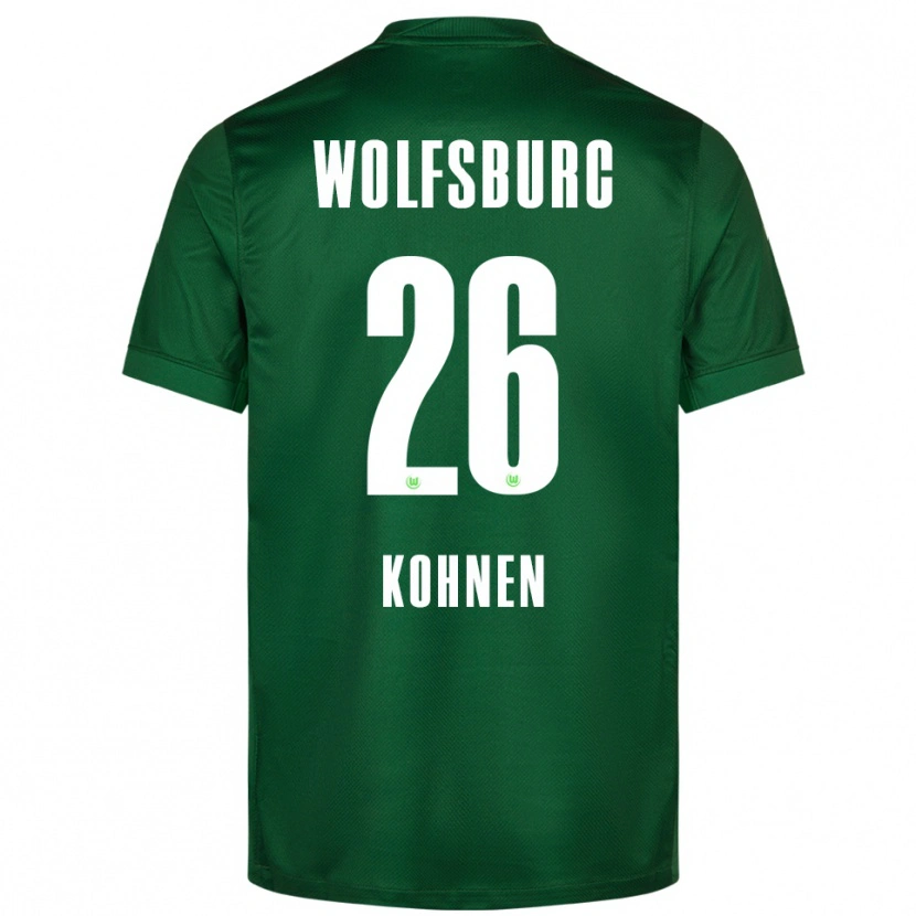 Danxen Niño Camiseta Ben Kohnen #26 Verde Blanco 1ª Equipación 2025/26 La Camisa México