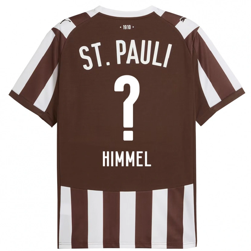 Danxen Niño Camiseta Christian Himmel #0 Café Blanco 1ª Equipación 2025/26 La Camisa México