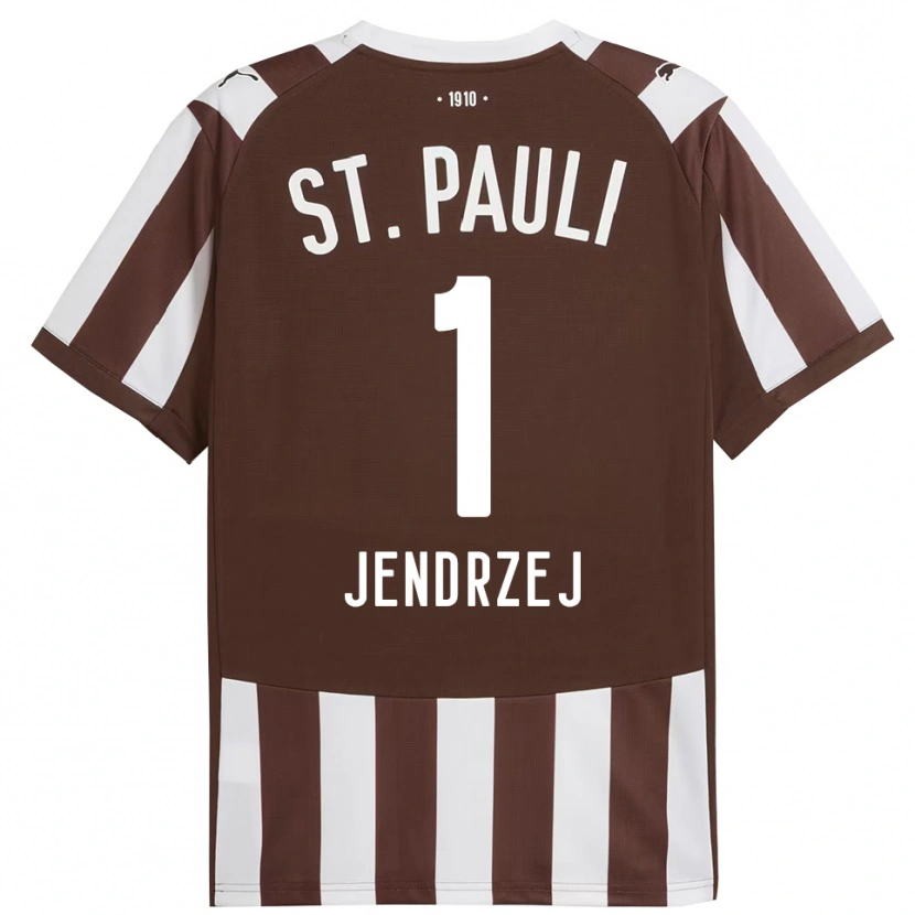 Danxen Niño Camiseta Kevin Jendrzej #1 Café Blanco 1ª Equipación 2025/26 La Camisa México