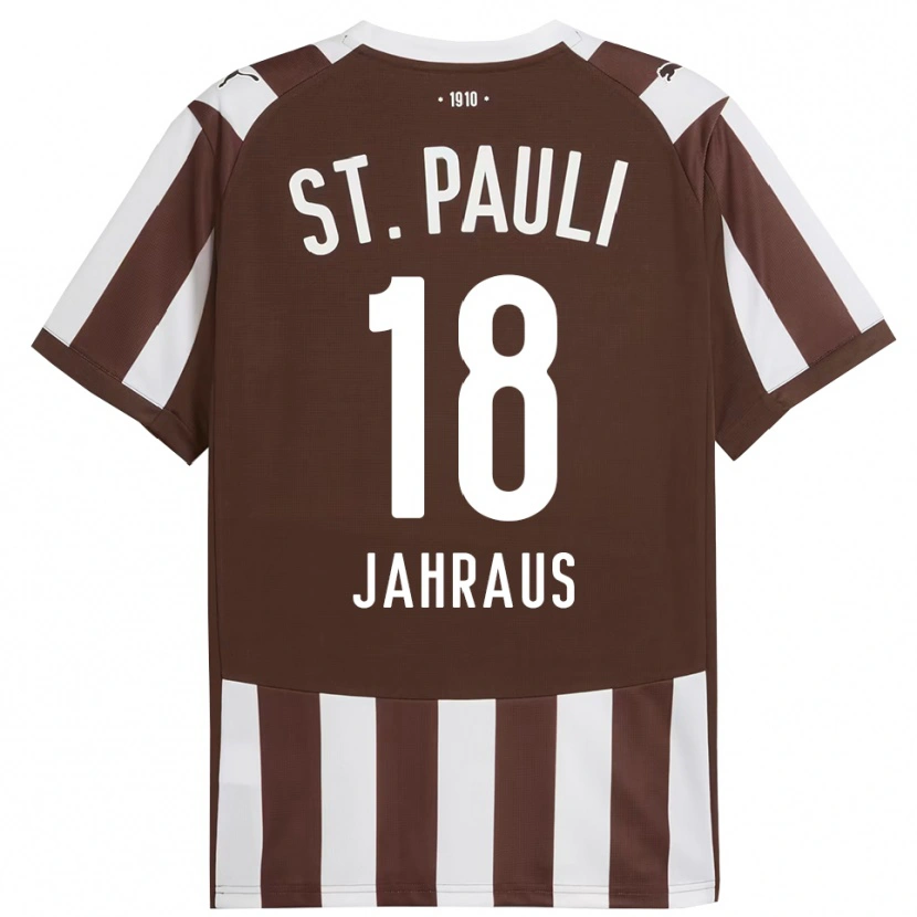 Danxen Niño Camiseta Luis Jahraus #18 Café Blanco 1ª Equipación 2025/26 La Camisa México