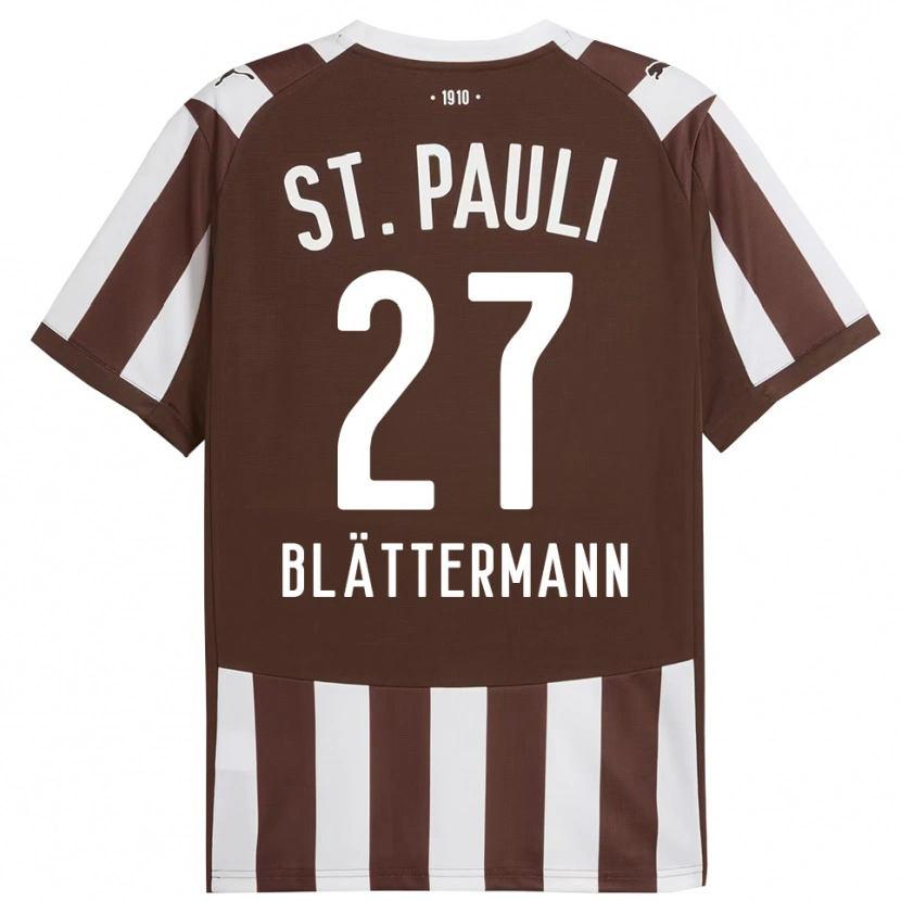 Danxen Niño Camiseta Levin Blättermann #27 Café Blanco 1ª Equipación 2025/26 La Camisa México