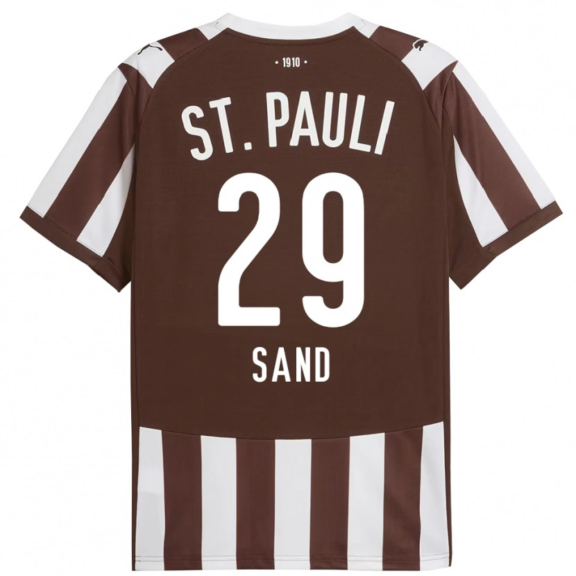 Danxen Niño Camiseta Christoffer Sand #29 Café Blanco 1ª Equipación 2025/26 La Camisa México