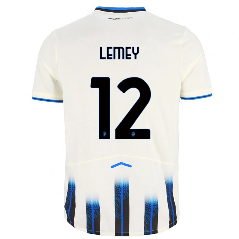 Danxen Niño Camiseta Diede Lemey #12 Blanco Azul 2ª Equipación 2025/26 La Camisa México