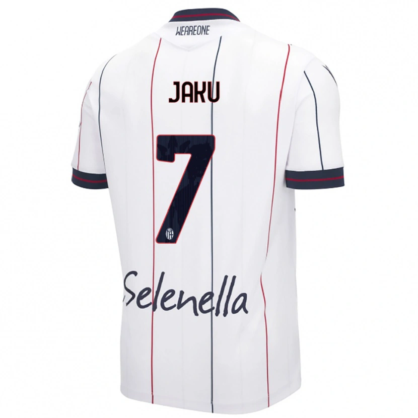 Danxen Niño Camiseta Jordi Jaku #7 Blanco Azul Real 2ª Equipación 2025/26 La Camisa México