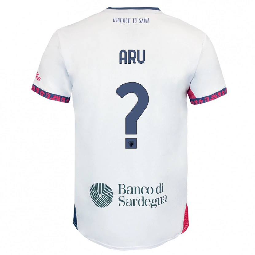 Danxen Niño Camiseta Riccardo Aru #0 Blanco Marino Rojo 2ª Equipación 2025/26 La Camisa México