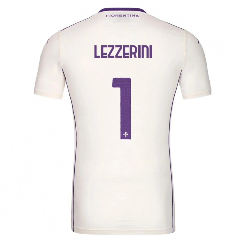 Danxen Niño Camiseta Luca Lezzerini #1 Blanco Púrpura Rojo 2ª Equipación 2025/26 La Camisa México