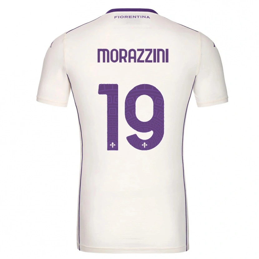 Danxen Niño Camiseta Luigi Morazzini #19 Blanco Púrpura Rojo 2ª Equipación 2025/26 La Camisa México