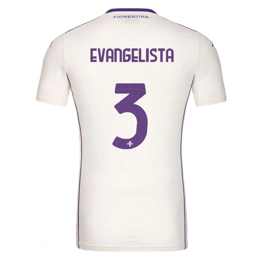 Danxen Niño Camiseta Carlo Evangelista #3 Blanco Púrpura Rojo 2ª Equipación 2025/26 La Camisa México