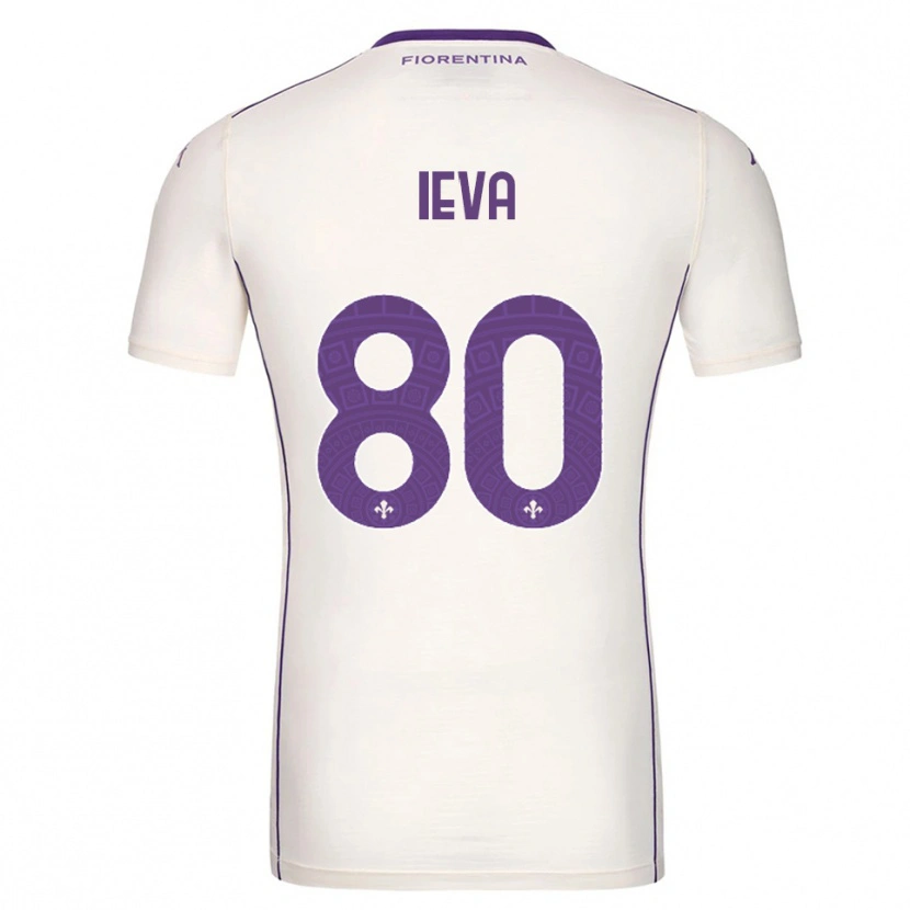 Danxen Niño Camiseta Stella Ieva #80 Blanco Púrpura Rojo 2ª Equipación 2025/26 La Camisa México