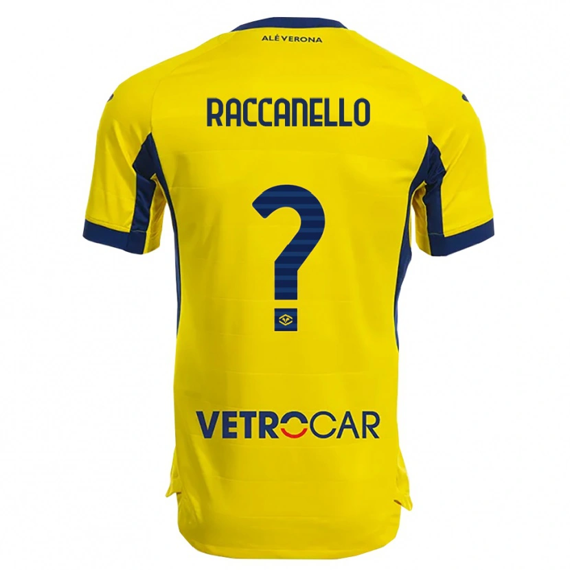 Danxen Niño Camiseta Marco Raccanello #0 Amarillo Marino 2ª Equipación 2025/26 La Camisa México