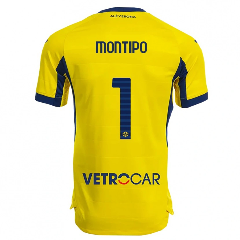 Danxen Niño Camiseta Lorenzo Montipò #1 Amarillo Marino 2ª Equipación 2025/26 La Camisa México