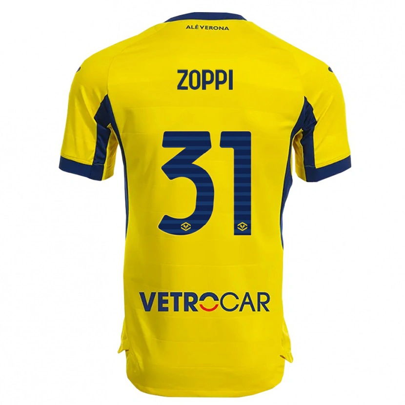 Danxen Niño Camiseta Sofia Zoppi #31 Amarillo Marino 2ª Equipación 2025/26 La Camisa México
