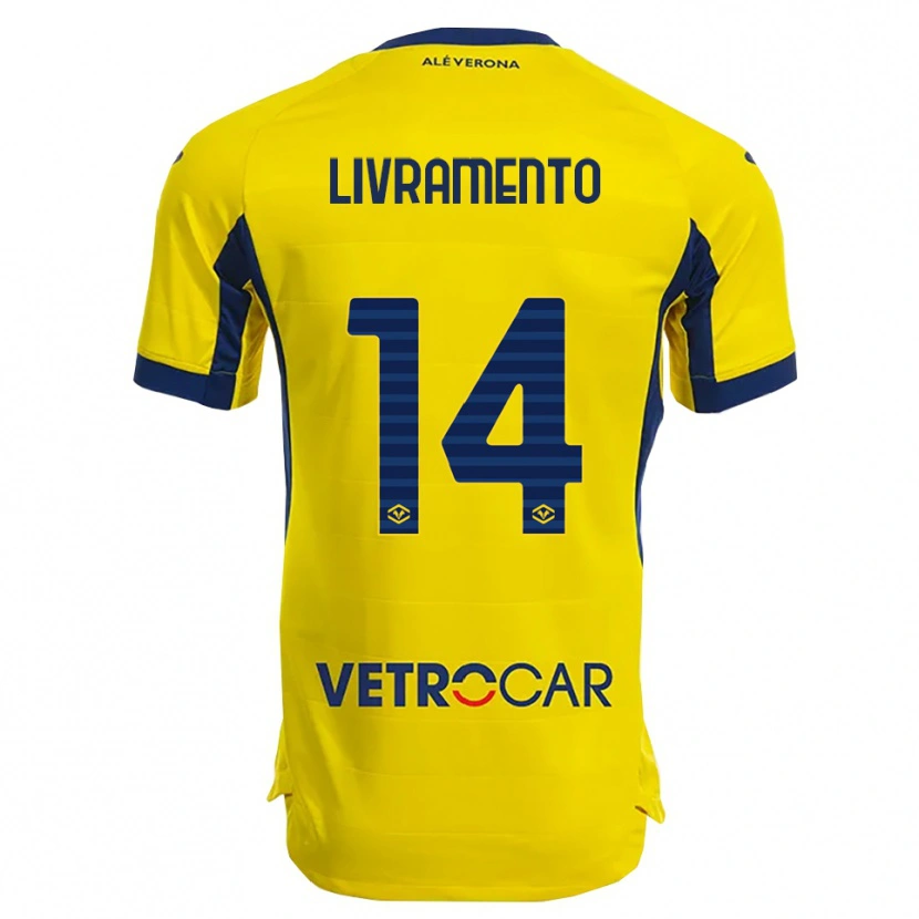 Danxen Niño Camiseta Dailon Rocha Livramento #14 Amarillo Marino 2ª Equipación 2025/26 La Camisa México