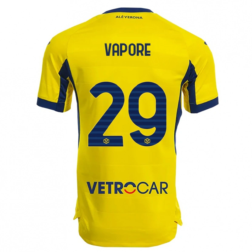 Danxen Niño Camiseta Angelo Vapore #29 Amarillo Marino 2ª Equipación 2025/26 La Camisa México