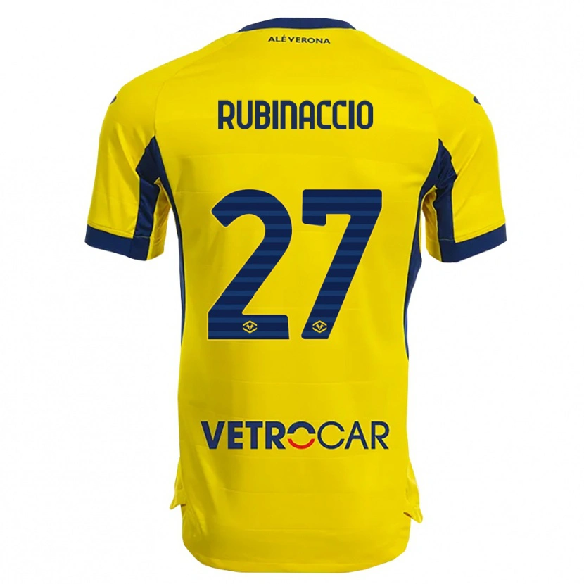Danxen Niño Camiseta Nikol Rubinaccio #27 Amarillo Marino 2ª Equipación 2025/26 La Camisa México