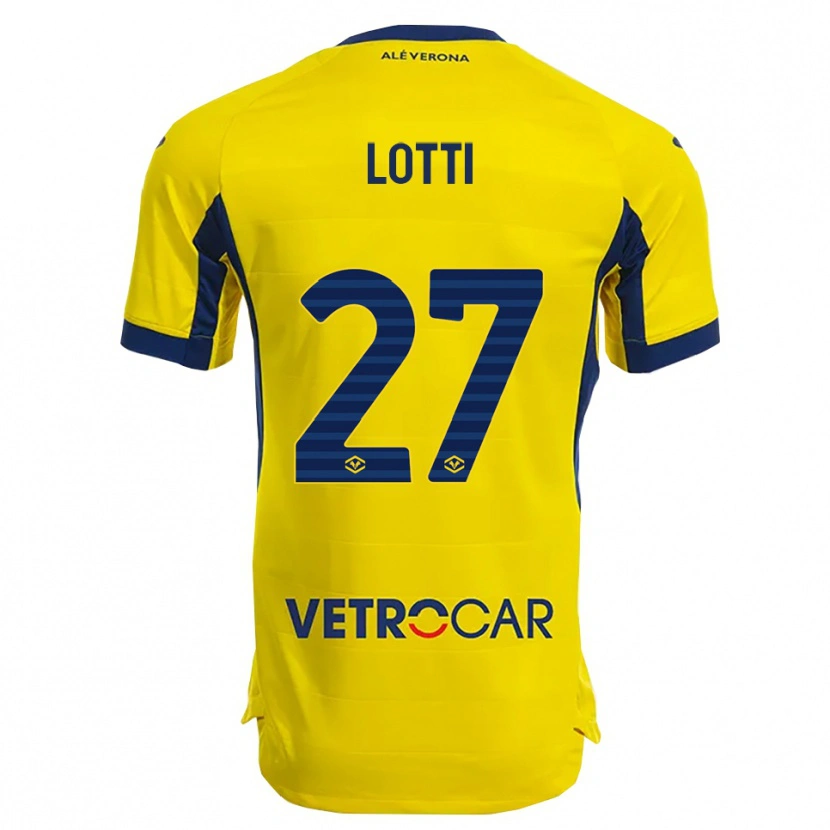 Danxen Niño Camiseta Irene Lotti #27 Amarillo Marino 2ª Equipación 2025/26 La Camisa México