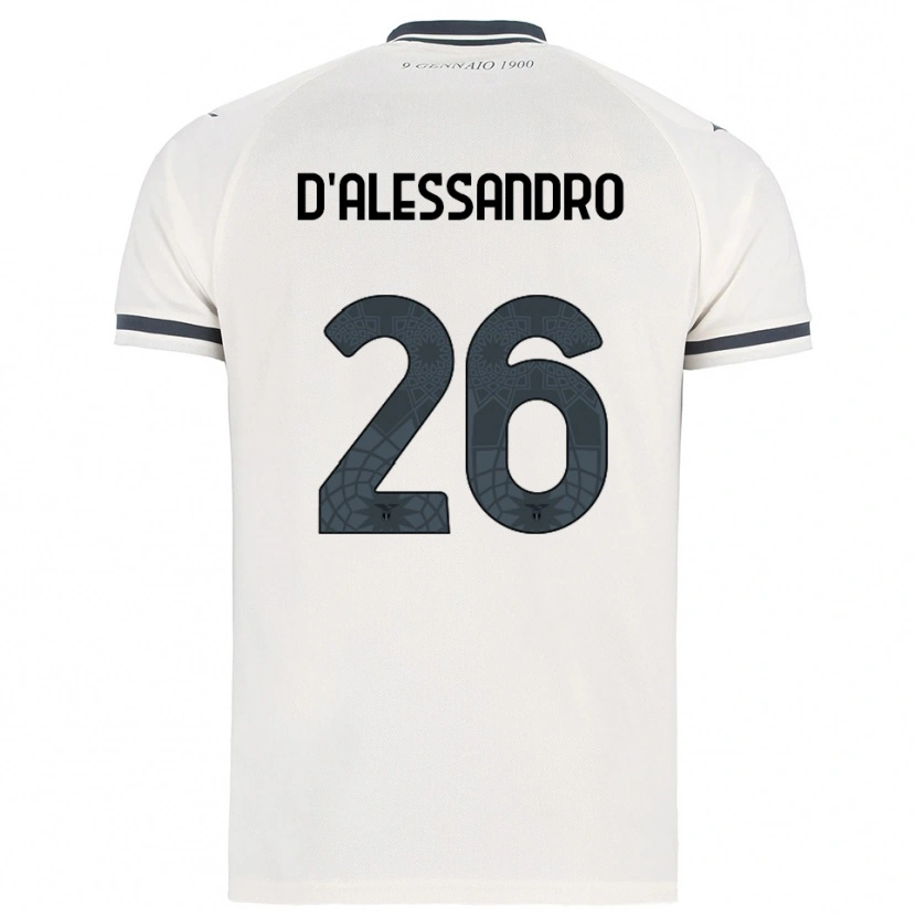 Danxen Niño Camiseta Mattya D'alessandro #26 Blanco Marino 2ª Equipación 2025/26 La Camisa México