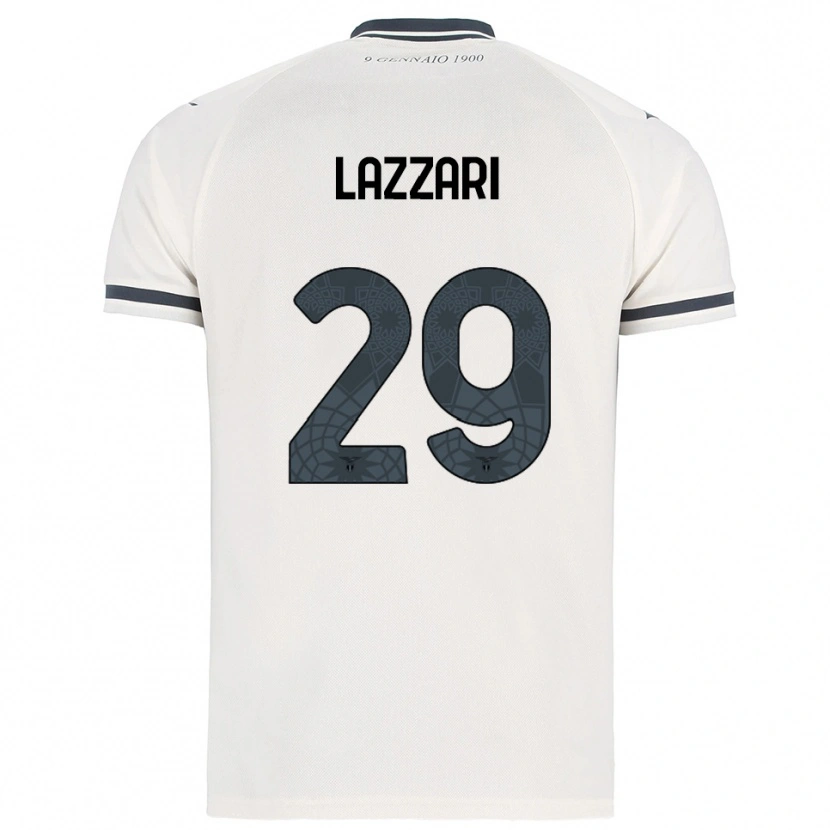 Danxen Niño Camiseta Manuel Lazzari #29 Blanco Marino 2ª Equipación 2025/26 La Camisa México
