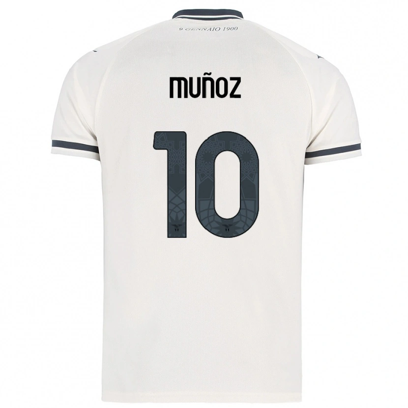 Danxen Niño Camiseta Cristo Muñoz #10 Blanco Marino 2ª Equipación 2025/26 La Camisa México