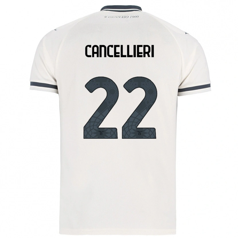 Danxen Niño Camiseta Matteo Cancellieri #22 Blanco Marino 2ª Equipación 2025/26 La Camisa México
