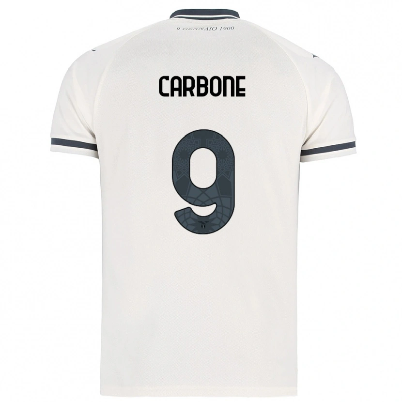 Danxen Niño Camiseta Giovanni Carbone #9 Blanco Marino 2ª Equipación 2025/26 La Camisa México