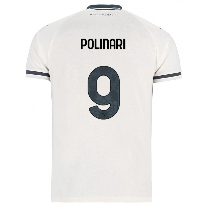 Danxen Niño Camiseta Fabio Polinari #9 Blanco Marino 2ª Equipación 2025/26 La Camisa México