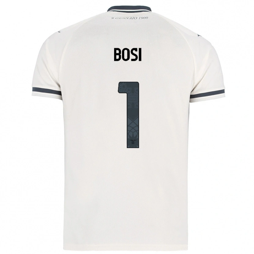 Danxen Niño Camiseta Gioele Bosi #1 Blanco Marino 2ª Equipación 2025/26 La Camisa México